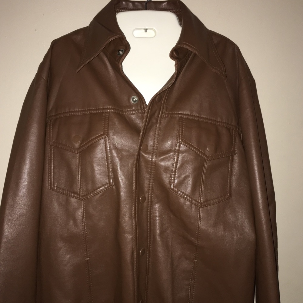 Vintage Kentfield vegan leather jacket
